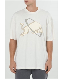 Футболка хлопковая с принтом Hugo