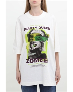 Футболка хлопковая с принтом Hugo