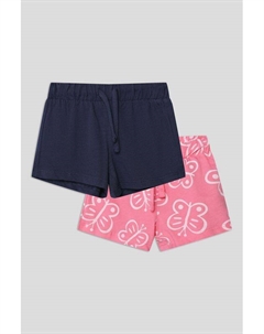 Набор из 2 хлопковых шорт с принтом Fagottino