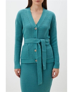 Кардиган с поясом в рубчик Auranna