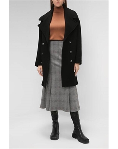 Клетчатая юбка из смесовой шерсти Paola ray