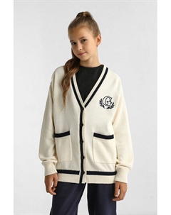 Кардиган хлопковый с контрастной окантовкой Gioco