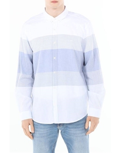 Рубашка хлопковая с полосками Loft