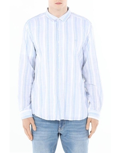 Рубашка хлопковая в полоску Loft