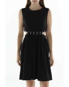 Платье с вырезами на талии и заклепками Loft