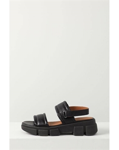 Сандалии кожаные на ремешках Geox