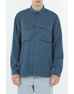 Рубашка атласная с карманами Loft