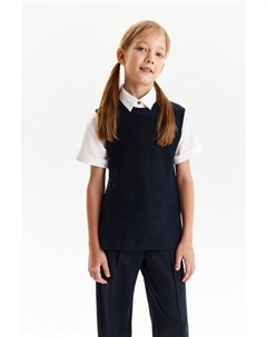 Жилет вязаный удлиненный Silver spoon