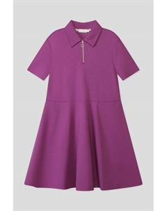 Платье расклешенное с воротником на молнии Silver spoon life