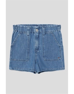 Шорты джинсовые на эластичном поясе с карманами Tommy hilfiger