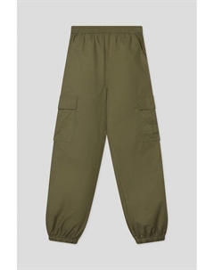 Брюки хлопковые на эластичном поясе с карманами Ovs