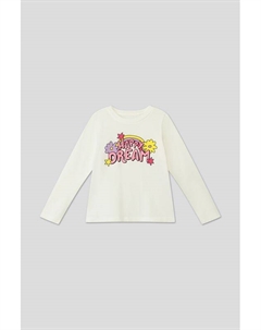 Лонгслив хлопковый с принтом Ovs