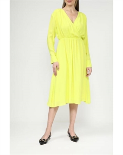 Платье с запахом из вискозы Boss