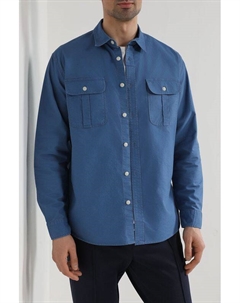 Рубашка хлопковая с карманами Piombo