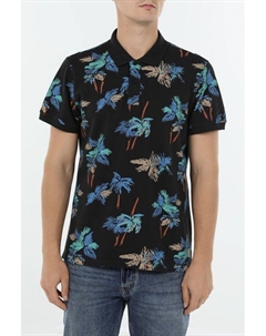 Поло хлопковое с принтом Blend