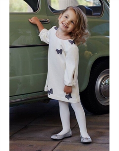 Хлопковое платье с бабочками Evika kids
