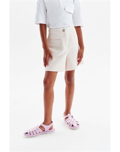 Шорты твидовые с фальш карманами Silver spoon ceremony