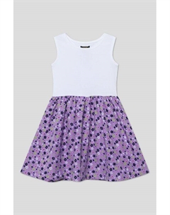 Платье хлопковое без рукавов с принтованной юбкой Ovs