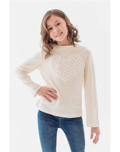 Хлопковый джемпер с декором Evika kids