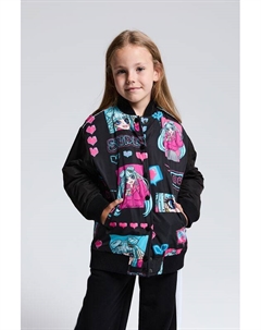 Куртка-бомбер с принтом Mimimoda