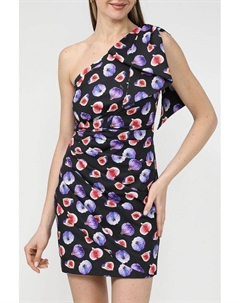 Платье ассиметричного кроя с бантом Belucci