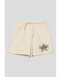 Шорты хлопковые на эластичном поясе с принтом Ovs