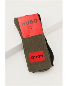 Набор из 2 пар хлопковых носков с логотипом Hugo