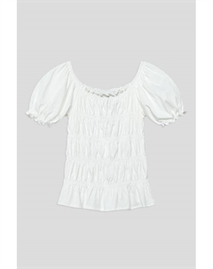 Футболка хлопковая с пышным рукавом эластичная Ovs