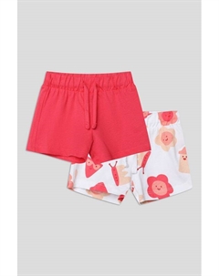 Набор из 2 хлопковых шорт с принтом Fagottino