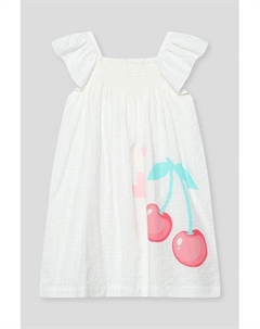 Платье-сарафан хлопковое с принтом Fagottino