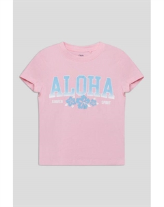 Футболка хлопковая с принтом Ovs