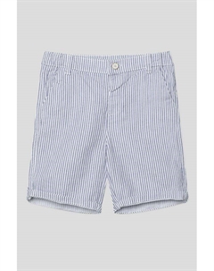 Шорты хлопковые на эластичном поясе в полоску Fagottino