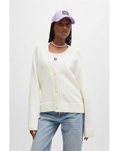 Кардиган на пуговицах оверсайз кроя Hugo