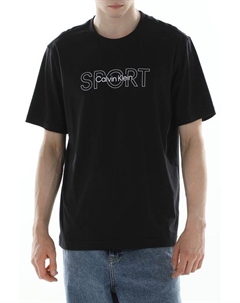 Футболка хлопковая с логотипом Ck performance