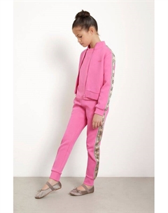 Брюки хлопковые с тесьмой Guess