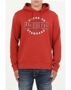 Худи хлопковое с принтом Jack & jones