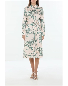Платье-рубашка с цветочным принтом на поясе Sabrina scala