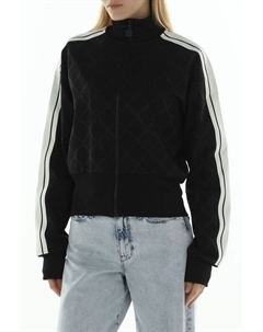 Толстовка на молнии с узором из монограмм Hugo