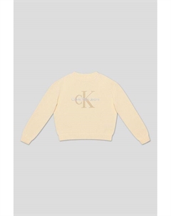 Джемпер хлопковый с логотипом Calvin klein jeans