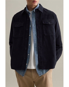 Рубашка вельветовая с карманами Piombo