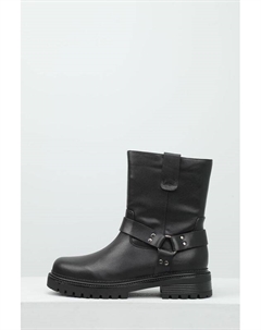 Сапоги кожаные с ремешками Ever be