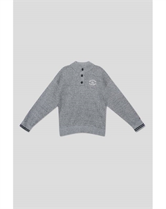 Джемпер хлопковый с воротником на пуговицах Tommy hilfiger