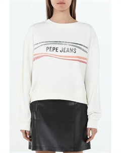 Свитшот хлопковый с логотипом Pepe jeans