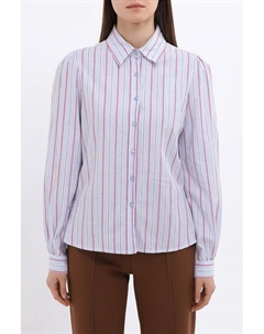 Рубашка хлопковая в полоску Piombo