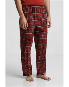 Брюки пижамные хлопковые в клетку Boss