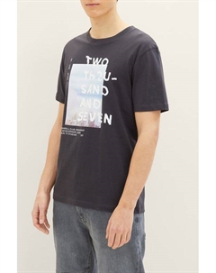 Футболка хлопковая с принтом Tom tailor