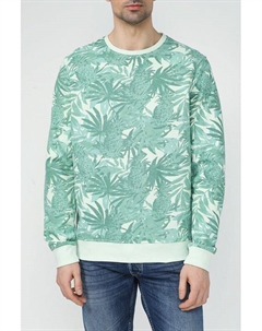 Свитшот хлопковый с цветочным принтом Blend