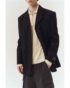 Пиджак шерстяной свободного кроя Dunst