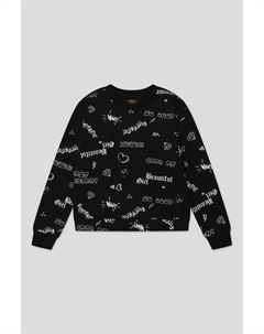 Хлопковый свитшот с принтом Ovs