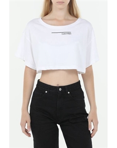 Топ с логотипом укороченный Calvin klein